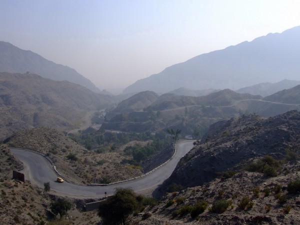 Car on the Khyber Pass Pakistan
